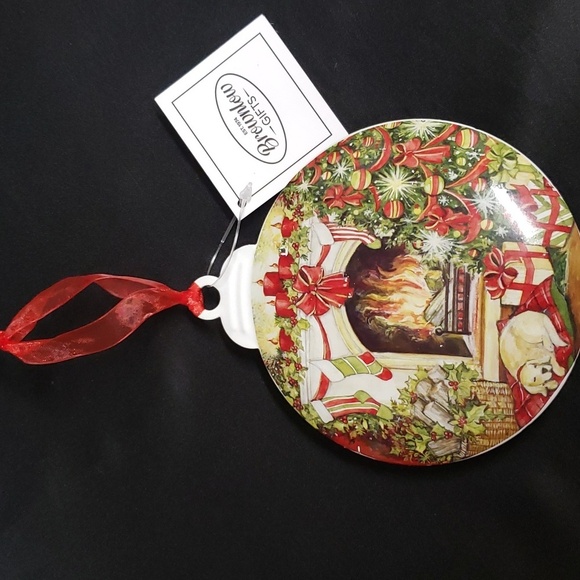 Brownlow Gifts Metal Ornament, "Home for Christmas" by Susan Winget - Picture 1 of 4